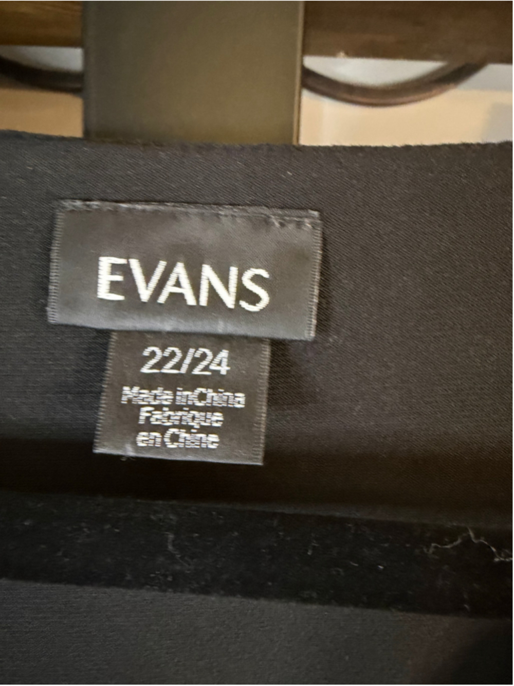 Women's Evans Black Embellished Blouse, Size 22/24 - Picture 2 of 4